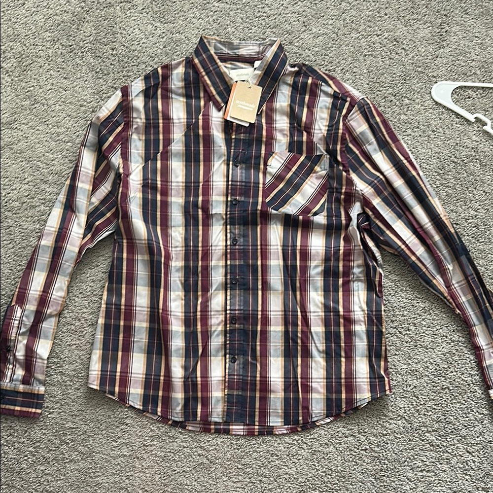 Men's Plaid Shirt - Multicolor